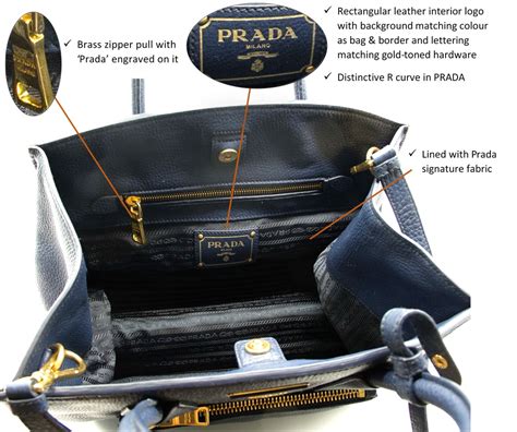 authenticate prada bag|inside of Prada bag.